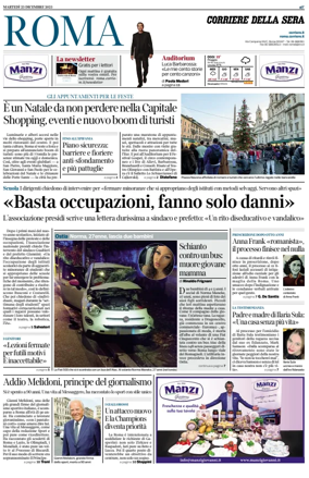 Cover of Corriere della Sera (Roma)