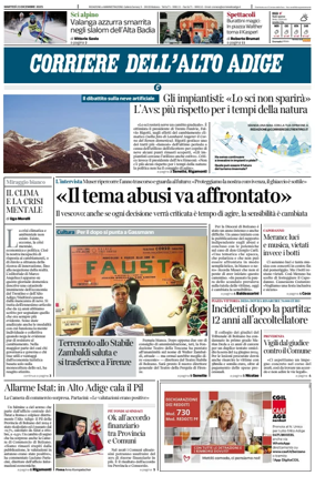 Cover of Corriere dell'Alto Adige
