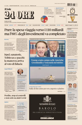 Cover of Il Sole 24 Ore