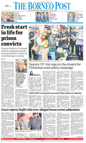 Cover of The Borneo Post