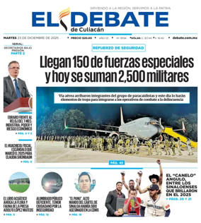 Cover of El Debate de Culiacan