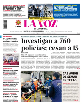 Cover of La Voz de la Frontera