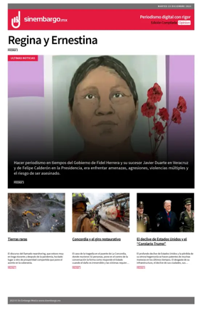 Cover of Sin Embargo Opinion