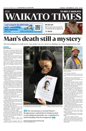 Cover of Waikato Times