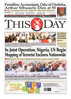 Cover of THISDAY