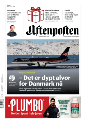 Cover of Aftenposten