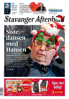 Cover of Stavanger Aftenblad