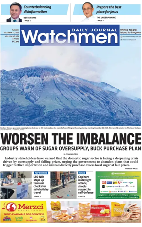 Cover of Watchmen Daily Journal