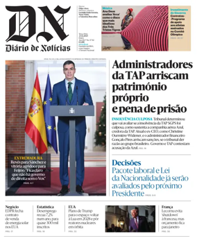 Cover of Diario de Noticias