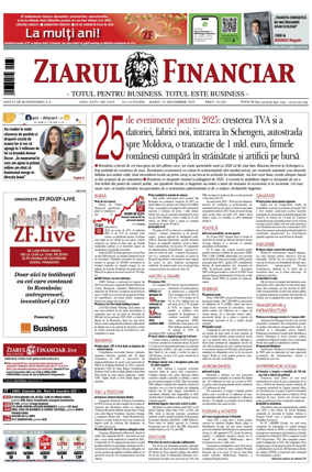 Cover of Ziarul Financiar
