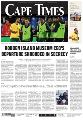 Cover of Cape Times