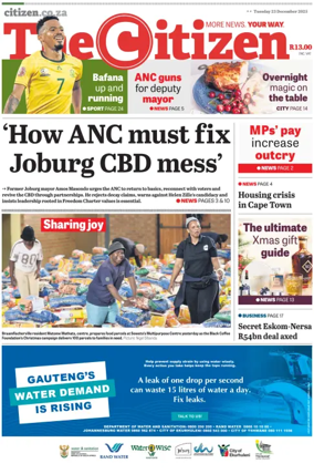 Cover of The Citizen (Gauteng)