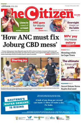 Cover of The Citizen (KZN)