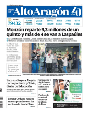 Cover of Diario del Alto Aragon