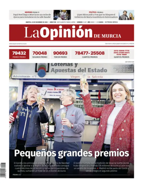 Cover of La Opinion de Murcia