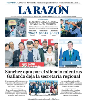Cover of La Razon (Cataluna)