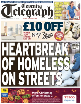 Cover of Coventry Telegraph