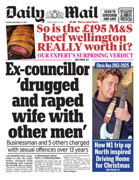Cover of Daily Mail