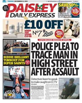 Cover of Paisley Daily Express