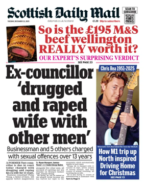 Cover of Scottish Daily Mail
