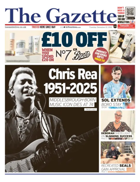 Cover of Teesside Evening Gazette