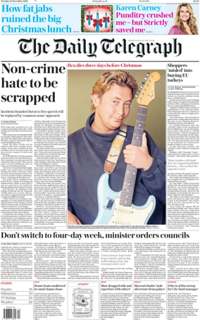 Cover of The Daily Telegraph