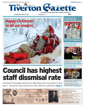 Cover of The Tiverton Gazette