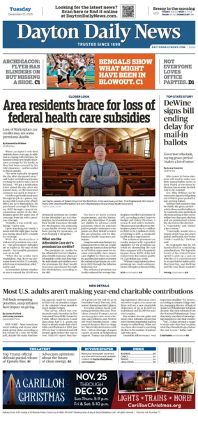 Cover of Dayton Daily News