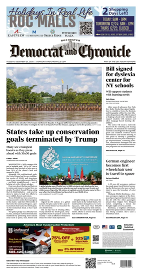 Cover of Democrat and Chronicle