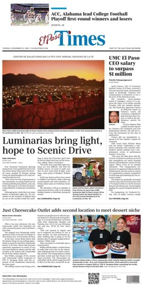 Cover of El Paso Times