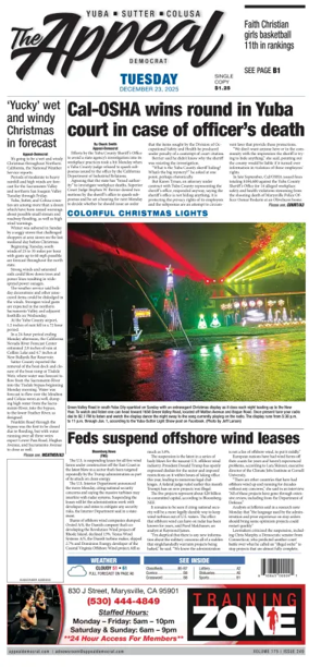 Cover of Marysville Appeal-Democrat    