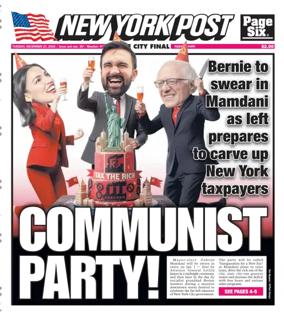Cover of New York Post