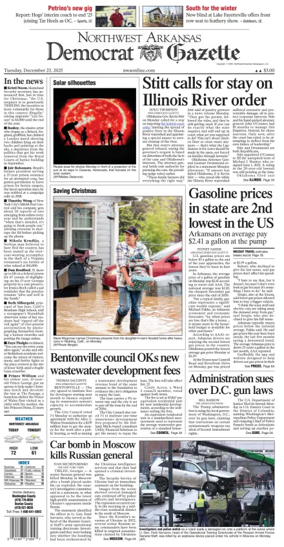 Cover of Northwest Arkansas Democrat-Gazette