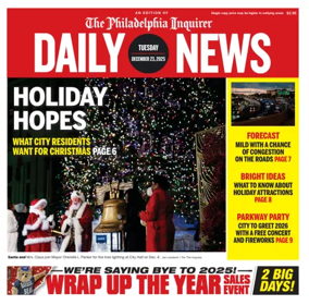 Cover of Philadelphia Daily News