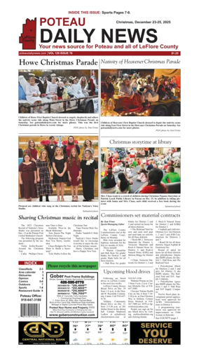 Cover of Poteau Daily News