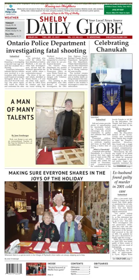 Cover of Shelby Daily Globe