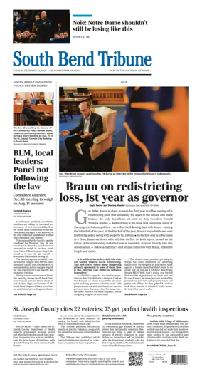 Cover of South Bend Tribune