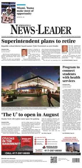 Cover of Springfield News-Leader