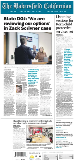 Cover of The Bakersfield Californian