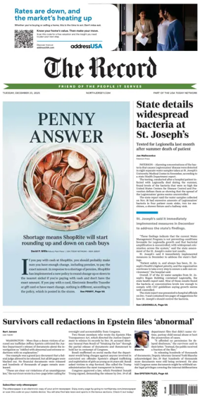 Cover of The Bergen Record