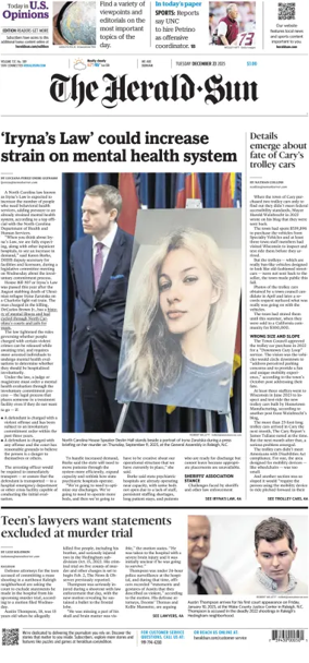 Cover of The Herald Sun