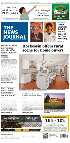 Cover of The News Journal