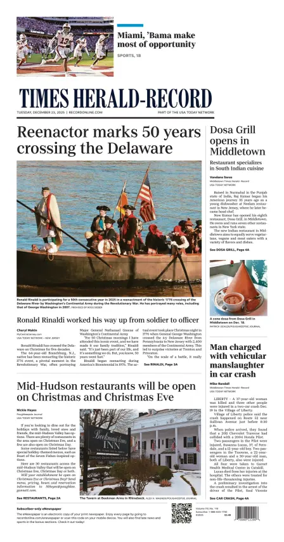 Cover of Times Herald-Record