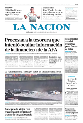 Cover of La Nacion