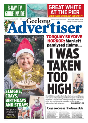 Cover of Geelong Advertiser