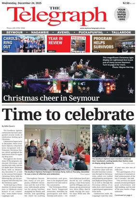 Cover of Seymour Telegraph