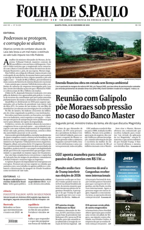 Cover of Folha De S.Paulo