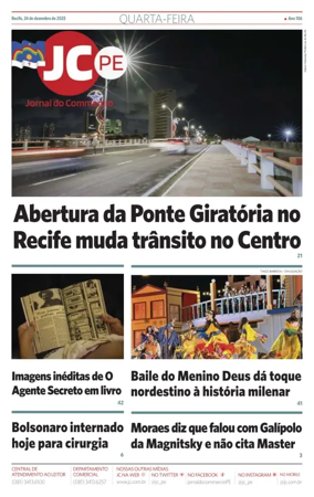 Cover of Jornal do Commercio