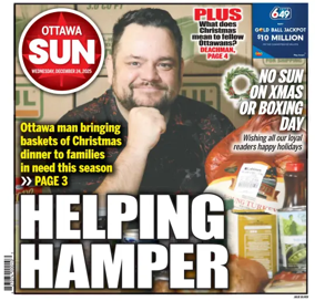 Cover of Ottawa Sun