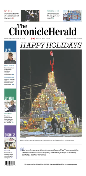 Cover of The Chronicle Herald (Metro)